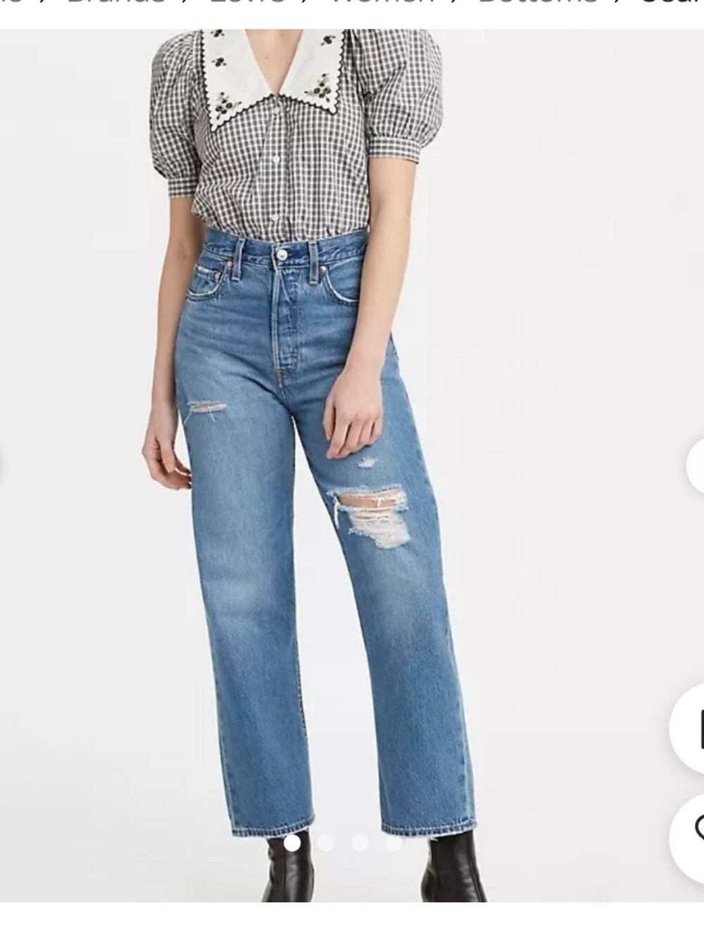 Levi's Ribcage Straight Joli Thorax Droit Size 25